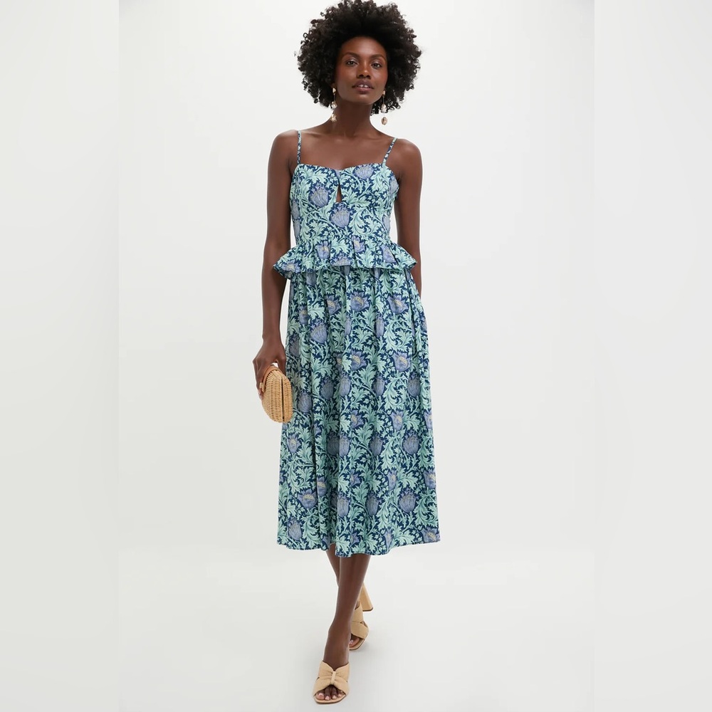Tuckernuck Maeve Midi Floral Dress - L - NWT